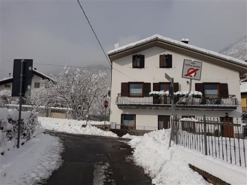 The chalet in winter