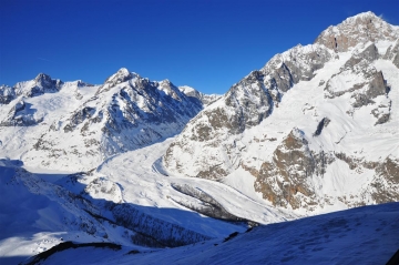 The glacier at Courmayeur